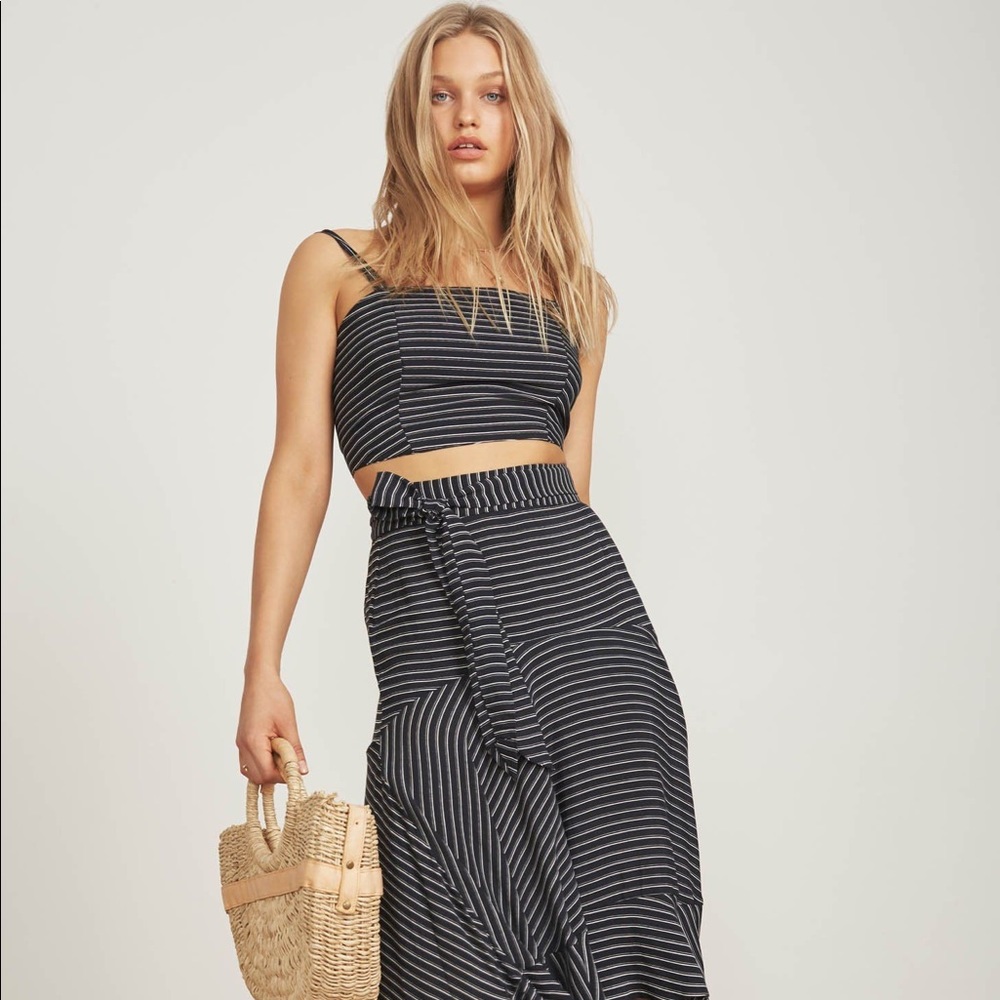 Faithfull The Brand Fortelina Tie Back Top XS